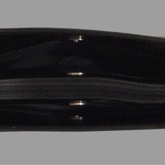 Vittorio Leather Croc Embossed, Gradient Color Shoulder Bag/Handbag, Black/Brown - Picture 10 of 11